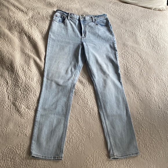 LONG! Abercrombie 90s slim straight ultra high rise - Picture 1 of 3